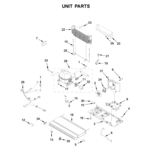 Part diagram of Whirlpool refrigerator WRX735SDHZ03